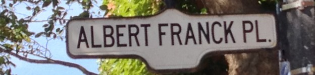 Albert Franck street sign